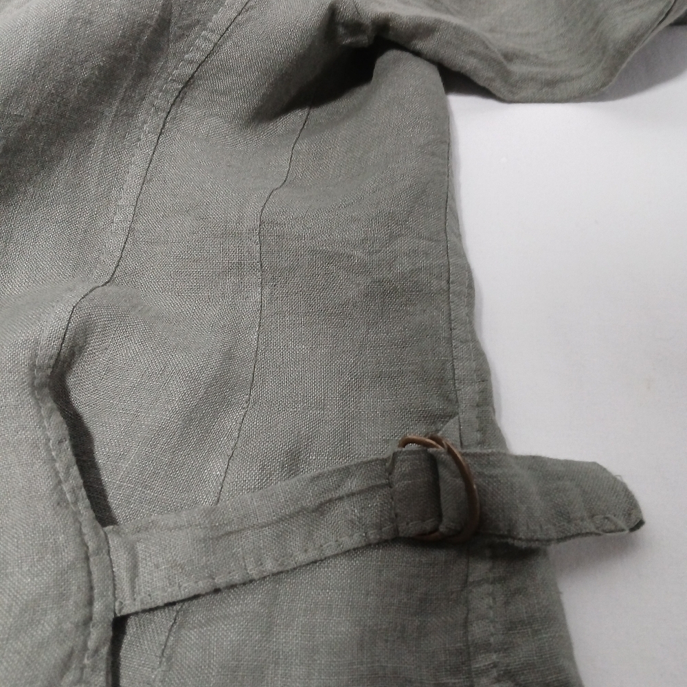 Tempo Paris 100% Short Linen Jacket. Size M - Picture 8 of 11